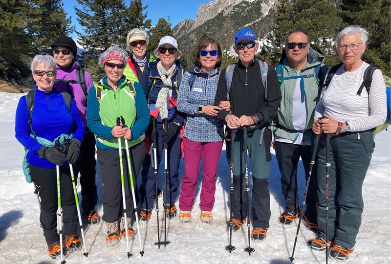 Winterwandern in den Dolomiten mit Viviana Coray 1