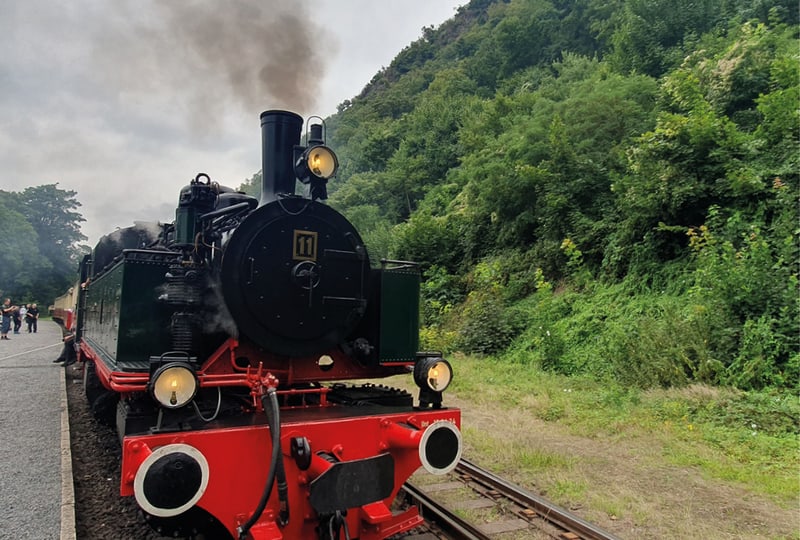 Mit dem Nostalgiezug durch die Eifel mit Silvia Stöckli 1