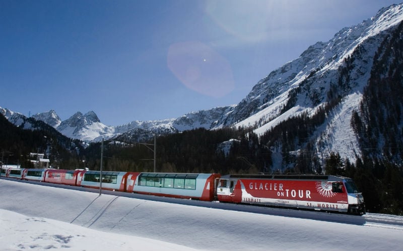 Bernina- & Glacier-Express im Winter 4