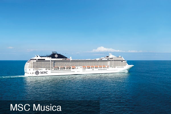 Sommer-Kreuzfahrt MSC Musica 21
