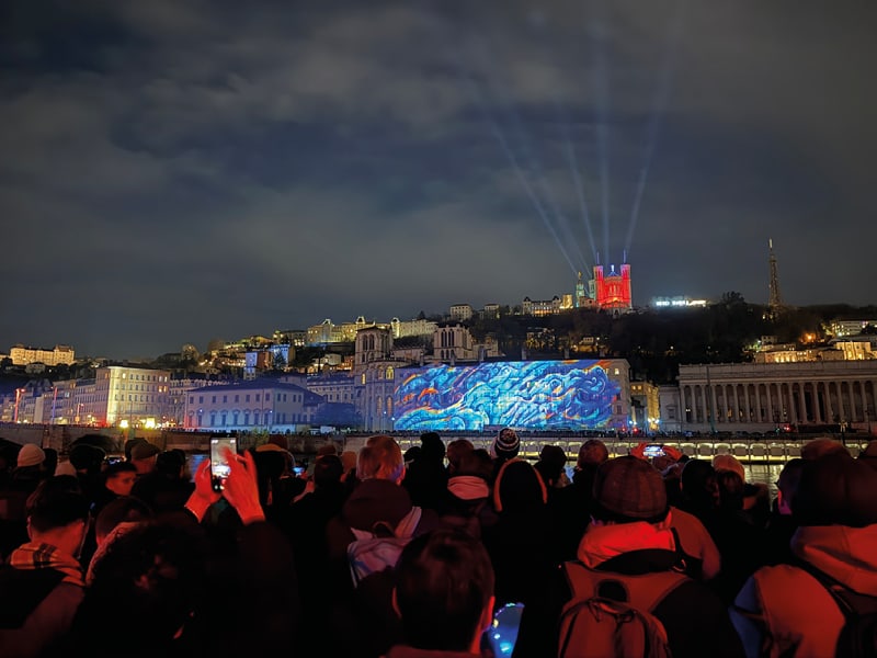 Fête des Lumières in Lyon mit Sibylle Bally 6