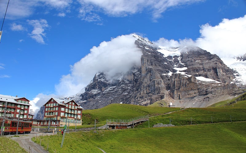 Alpenpanorama auf der Kleinen Scheidegg 3