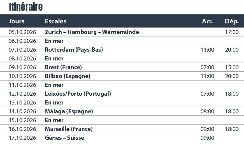 RH458_Rund um Westeuropa_Reiseroute FR Autour de l'Europe de l'Ouest - automne 26 17