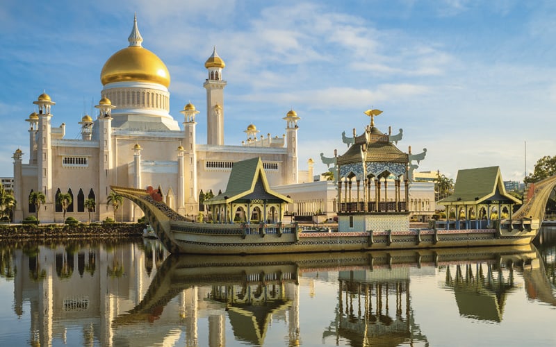 Der sagenhafte Palast des Sultans von Brunei.