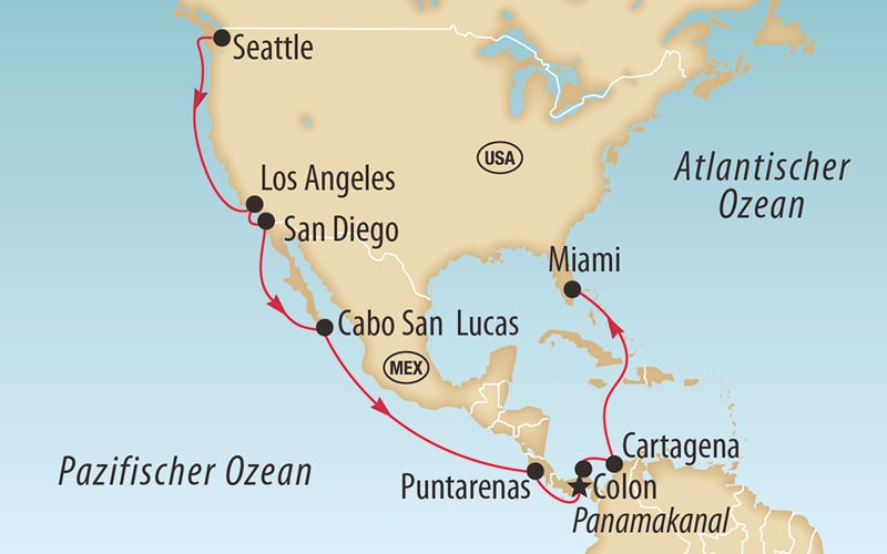 Faszination Panamakanal - MSC Poesia 7