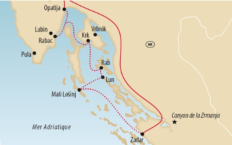 Les perles de la côte croate au printemps 9