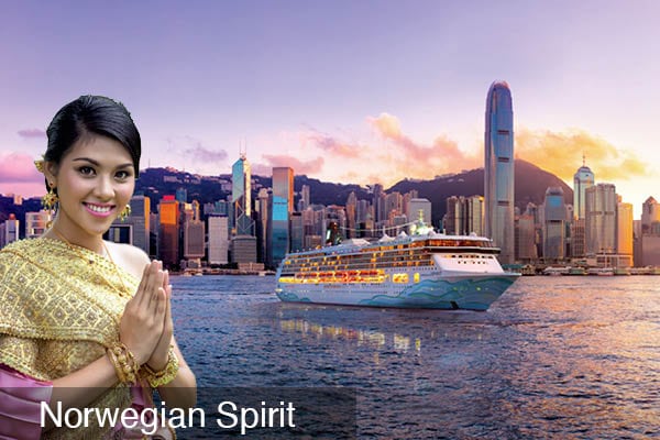 Grosse Asien-Kreuzfahrt Norwegian Spirit 10