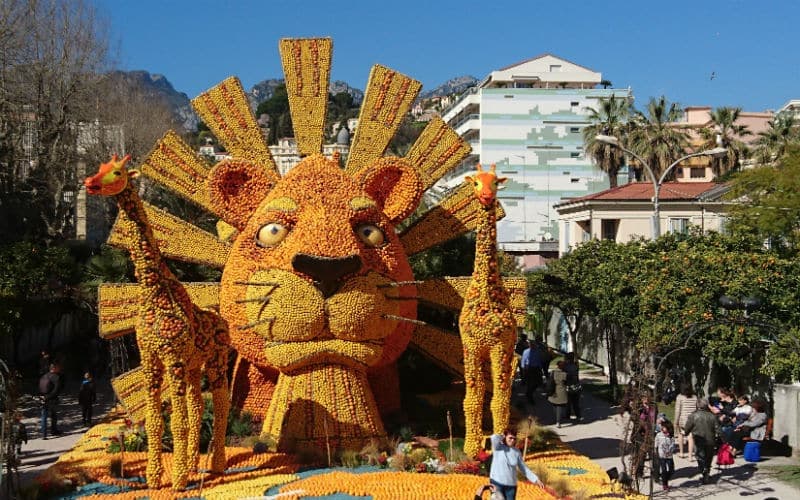 Carneval à Nice et Fête du citron à Menton 3