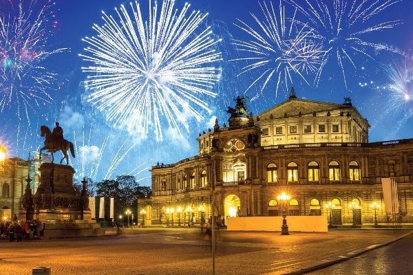 Magischer Jahreswechsel in Dresden 1
