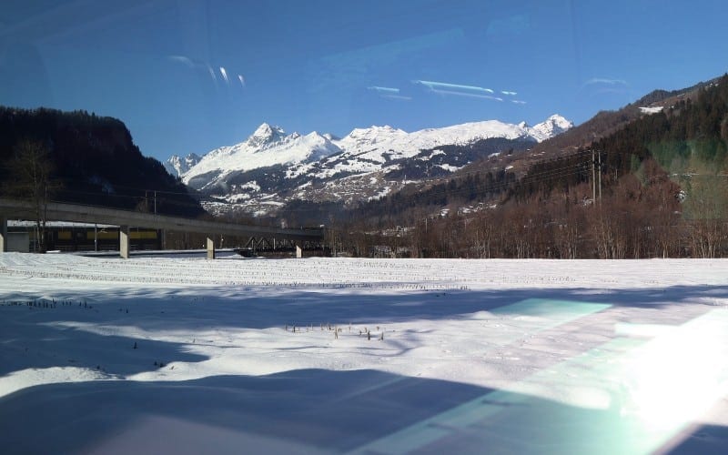 Bernina- & Glacier-Express im Winter 45