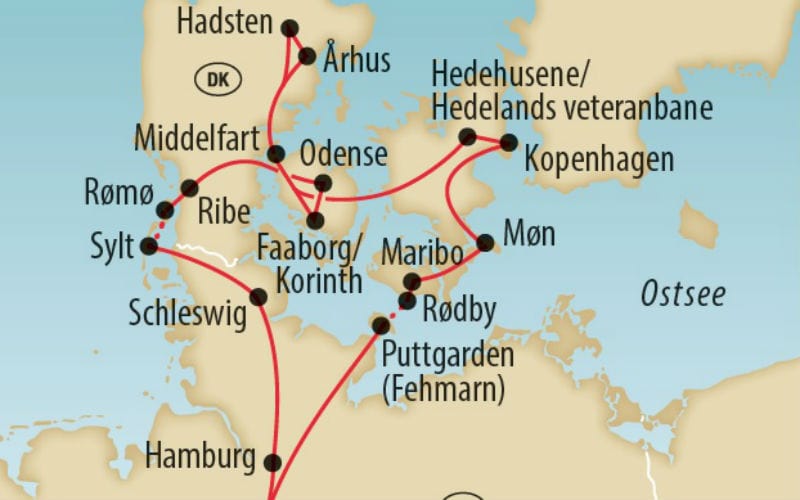 Dänemarks Trauminseln & Museumsbahnen 4