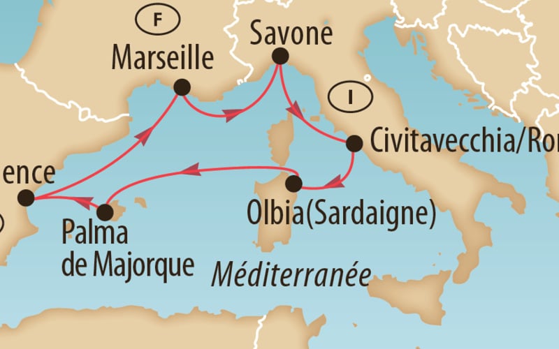 Croisière Cités antiques de Méditerranée - 9 jours, (Ponant