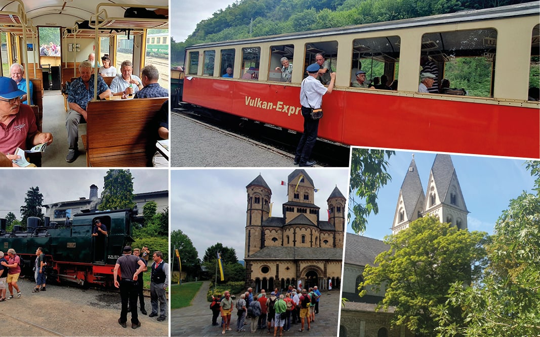 Mit dem Nostalgiezug durch die Eifel mit Silvia Stöckli 49