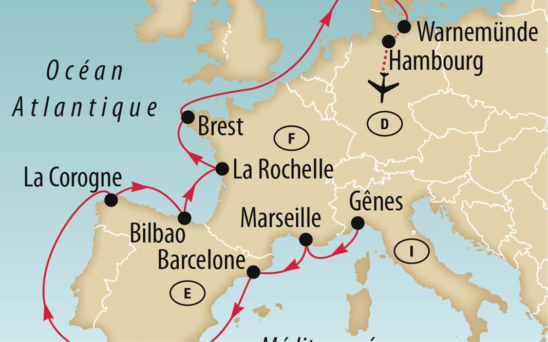 Autour de l'Europe de l'Ouest - printemps 26 3