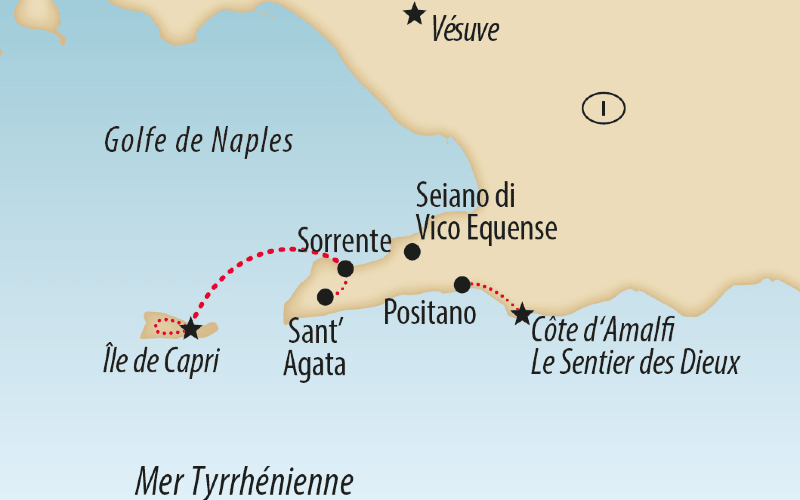 Amalfi & île ensoleillée de Capri 3