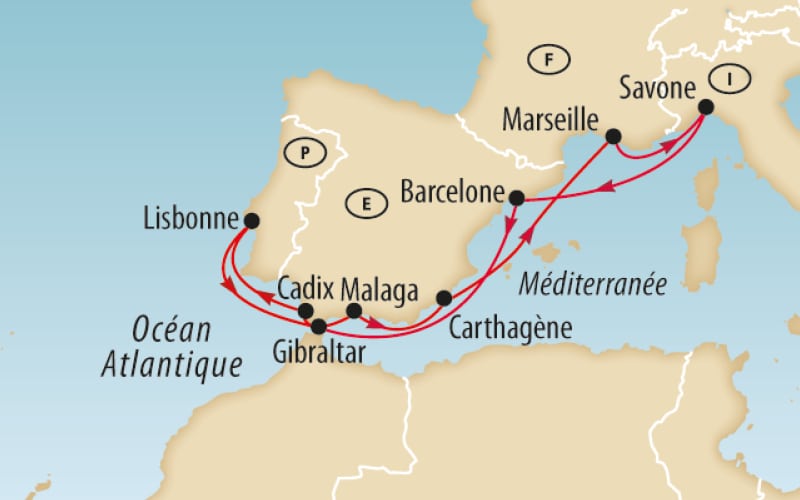 Méditerranée et Atlantique Costa Diadema 6