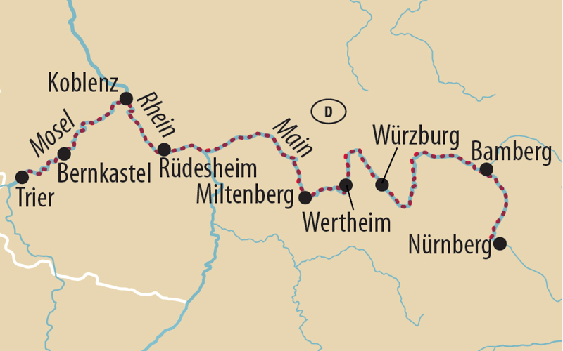 Flussromantik auf Mosel, Rhein und Main 8
