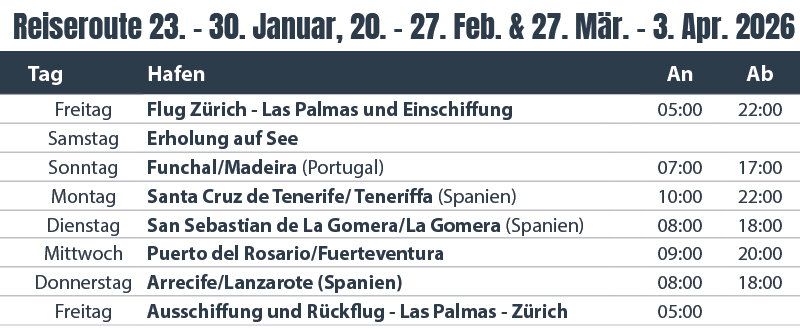RH452_Kanaren und Madeira_Route2 Kanaren und Madeira Costa Fortuna 22