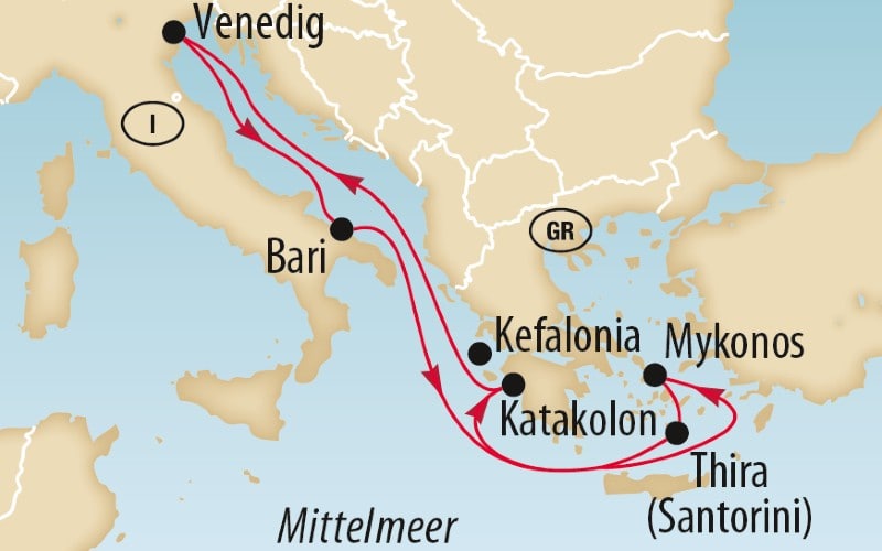 Griechische Inselperlen - Costa Deliziosa 6
