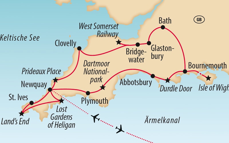 Südengland - Traumküsten & Zaubergärten 8