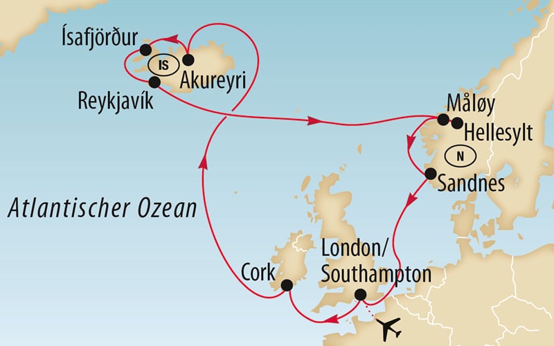 Irland, Island und Norwegen - MSC Virtuosa 6