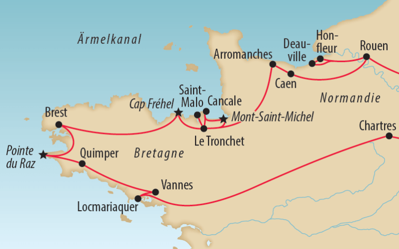 Die grosse Normandie & Bretagne Rundreise 9