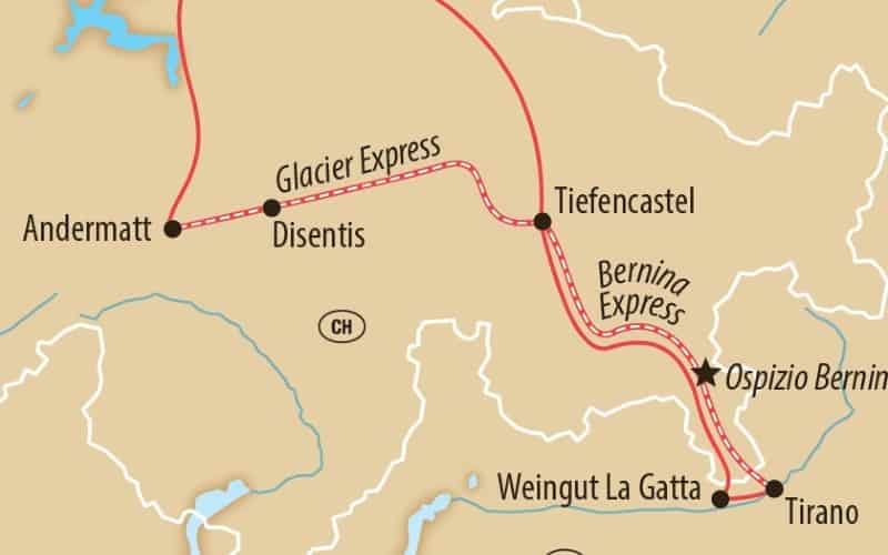 Bernina & Glacier Express en hiver 2