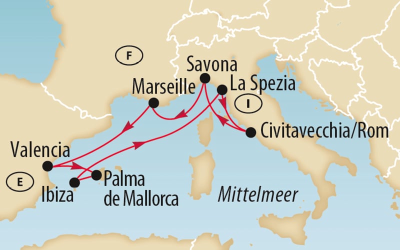 Oster-Kreuzfahrt - Costa Pacifica 5